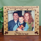 Personalized Shamrock Blessings Wood Picture Frame